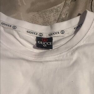 Gucci White Short Sleeve Tee